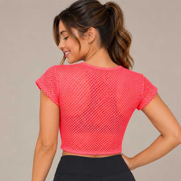 Top Deportivo Activa Rosa Neon- Unica