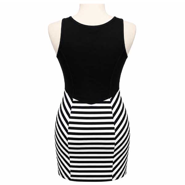 Vestido Niki Biki Negro y Blanco- M