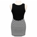 Vestido Niki Biki Negro y Blanco- M