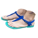 Sandalias Bamboo Azul y Aquamarine- 38
