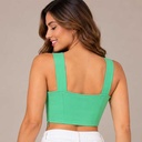 Crop Top Adriana Beatriz Aquamarine- S