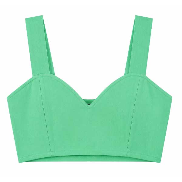 Crop Top Adriana Beatriz Aquamarine- S