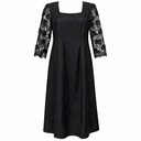 Vestido Negro de Encaje- L