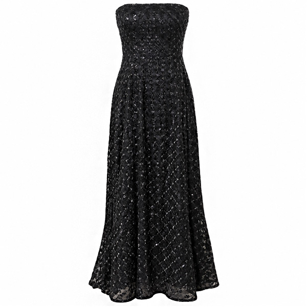 Vestido de Fiesta Negro- L