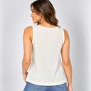 Blusa Tommy Hilfiger Marfil- XL