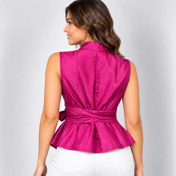 Blusa Corte Ingles Magenta- XL