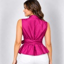 Blusa Corte Ingles Magenta- XL