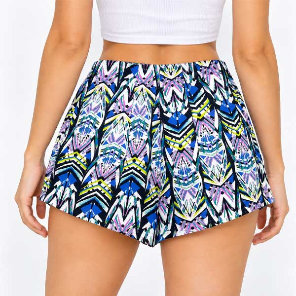 Falda Short Exotik Estampado- M