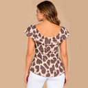Blusa Wassiao Animal Print- S