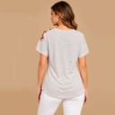 Blusa Zara Floral Nude- S