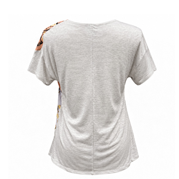 Blusa Zara Floral Nude- S