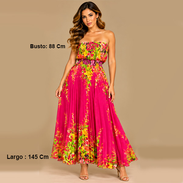 Vestido Glamazon Floral- S