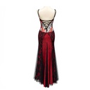 Vestido de Noche Estilo Gótico Glam- S 