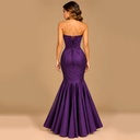 Vestido BEBE Morado y Negro- M 