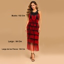 Vestido Fulvia Monti Rojo y Negro- M