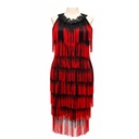 Vestido Fulvia Monti Rojo y Negro- M