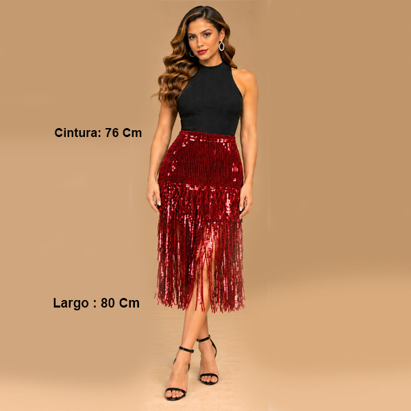 Falda A Clothing Rojo- S