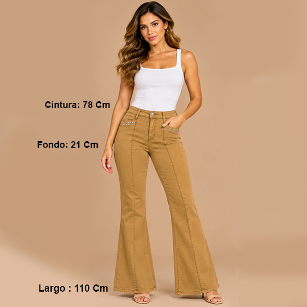 Pantalon Ocre- XS