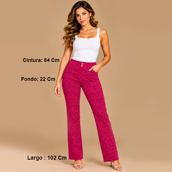 Pantalon Favori Magenta- S