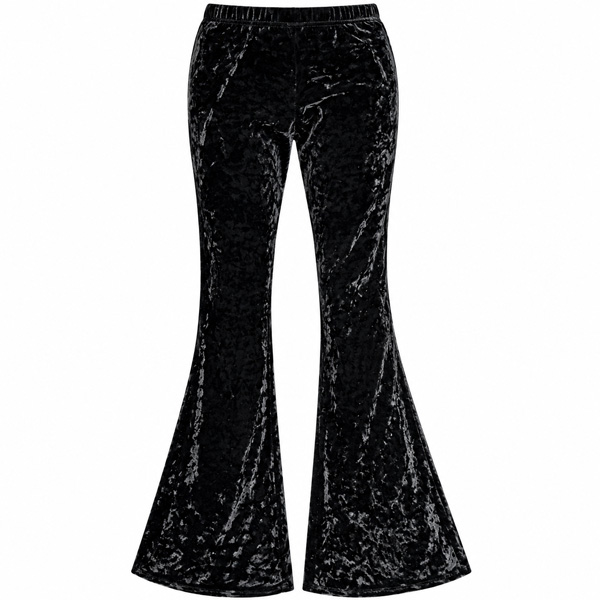 Pantalon Terciopelo Negro- M