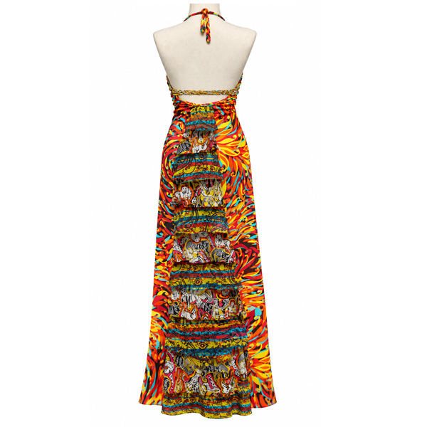 Vestido Playero Agua Bendita Multicolor- M