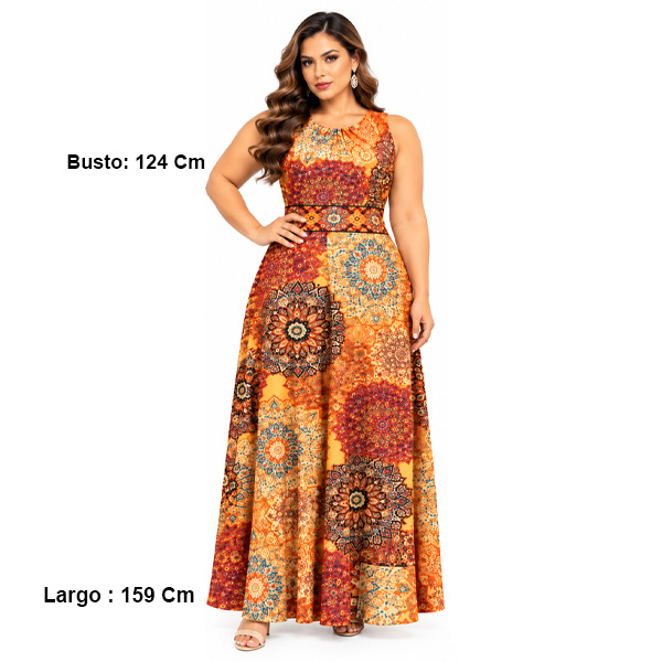 Vestido London Times Floral- XXL