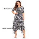 Vestido Fig and Flower Animal Print- L