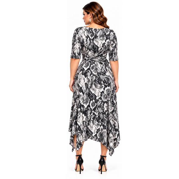 Vestido Fig and Flower Animal Print- L