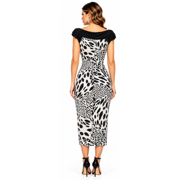 Vestido Caché Animal Print- S