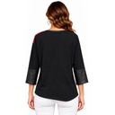Sweater Fulvia Monti Rojo y Negro- L