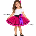 Falda Tutu Fucsia y Negro- 5