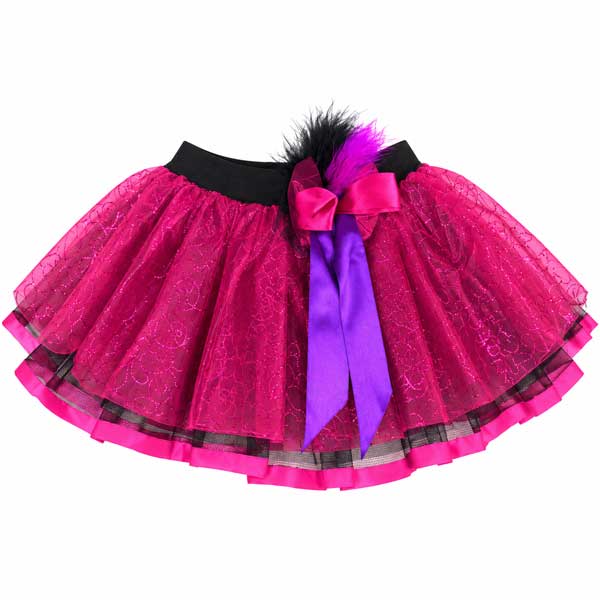 Falda Tutu Fucsia y Negro- 5