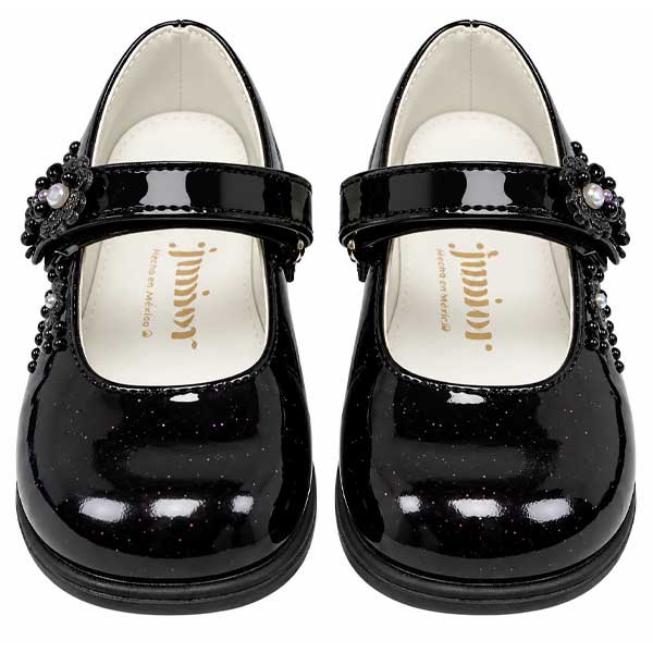 Zapatos Junior Negro Patente- 24