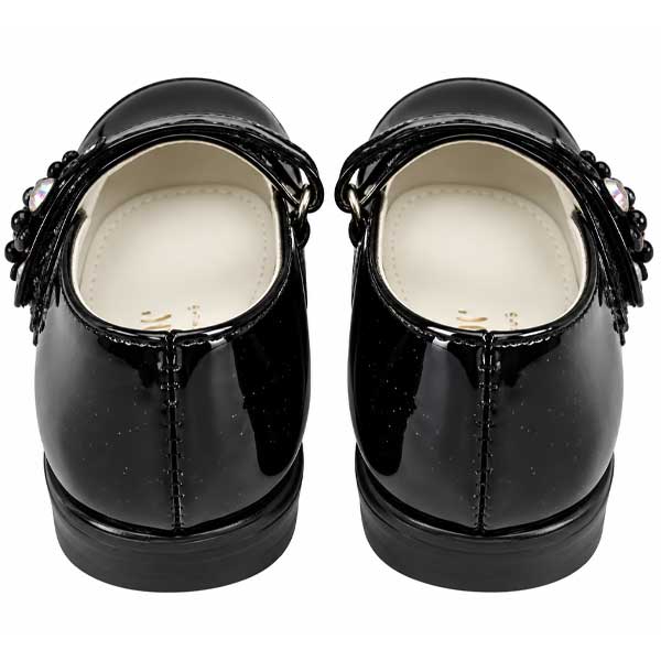 Zapatos Junior Negro Patente- 24