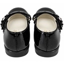 Zapatos Junior Negro Patente- 24