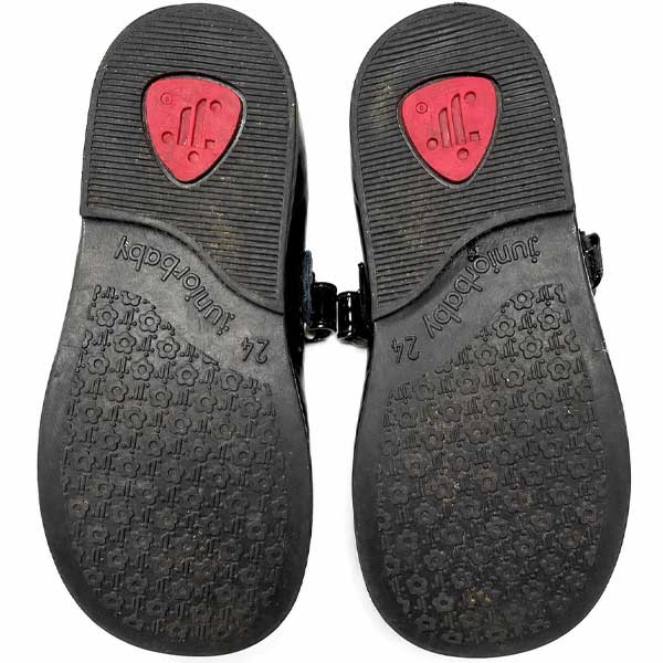 Zapatos Junior Negro Patente- 24