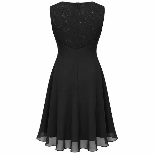 Vestido Evan Picone Negro- M