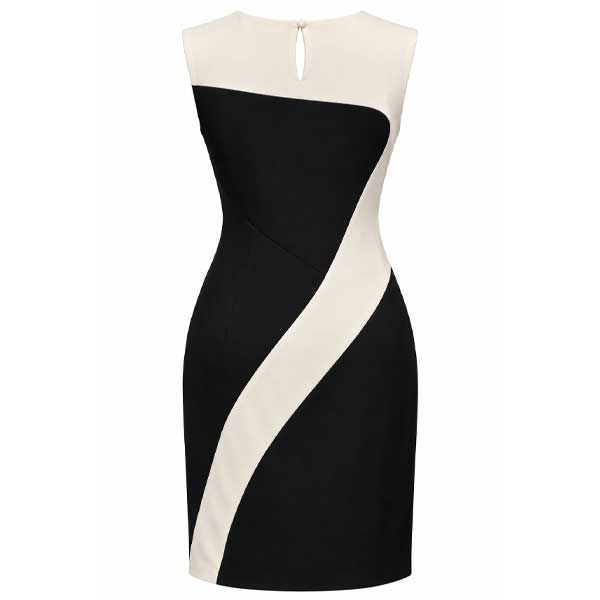 Vestido Sandra Darren Bicolor- M