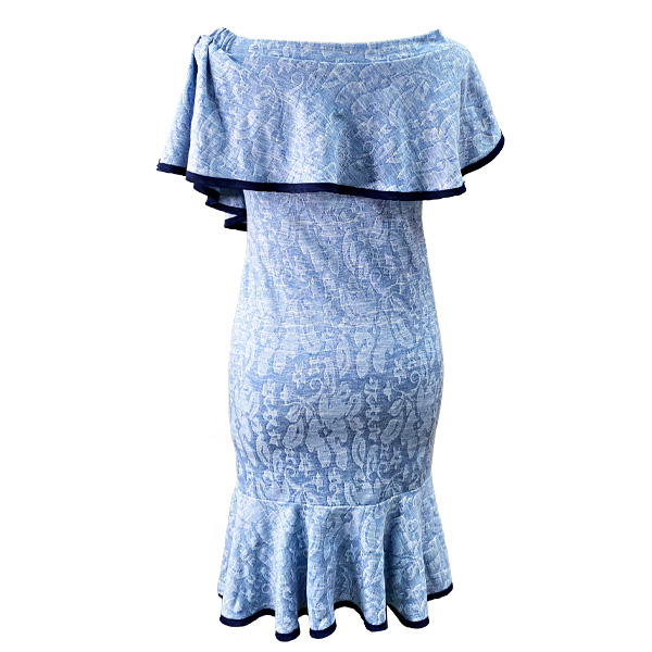 Vestido MTS Azul claro- S