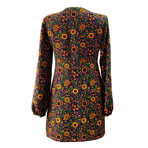 Vestido Zara Floral- L