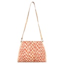 Cartera Artesanal Nude y Coral