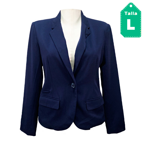 Blazer Merona Azul Marino- L