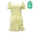 Vestido Zara Amarillo Pastel- L