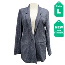 Blazer Old Navy Gris y Negro- L