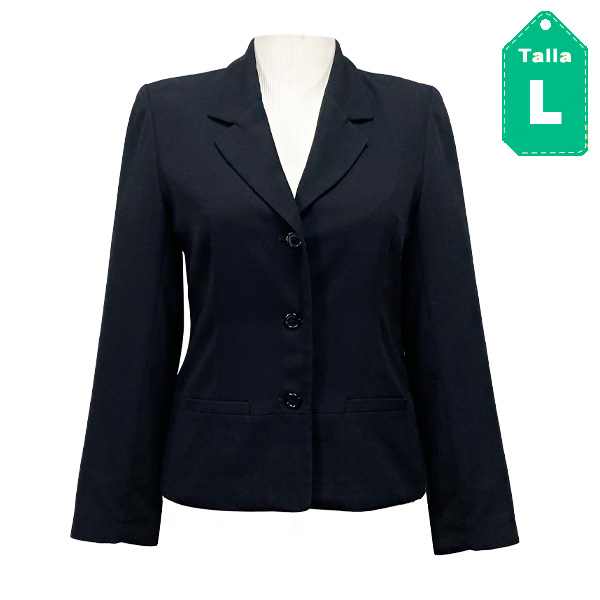 Blazer Tejido Negro- L