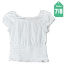 Blusa Abercrombie Blanco- 7/8