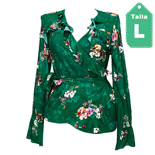 Blusa HyM Floral- L