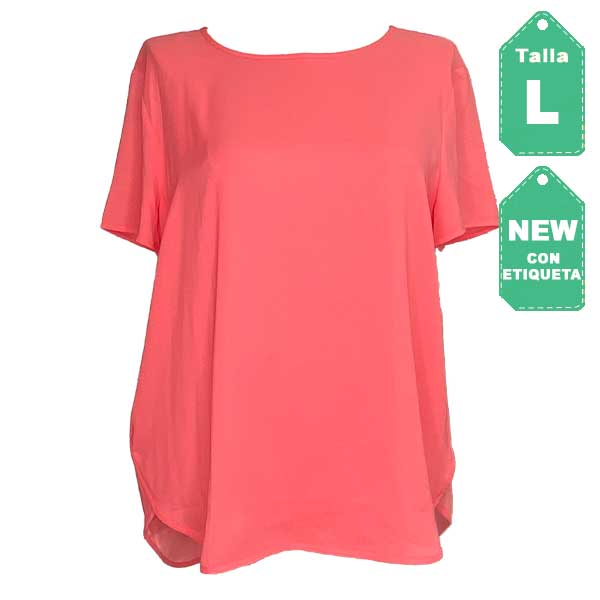 Blusa Ann Taylor Coral- L
