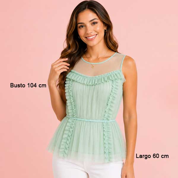 Blusa Aquamarine H&M - 8