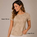 Blusa Ba&co Beige - M